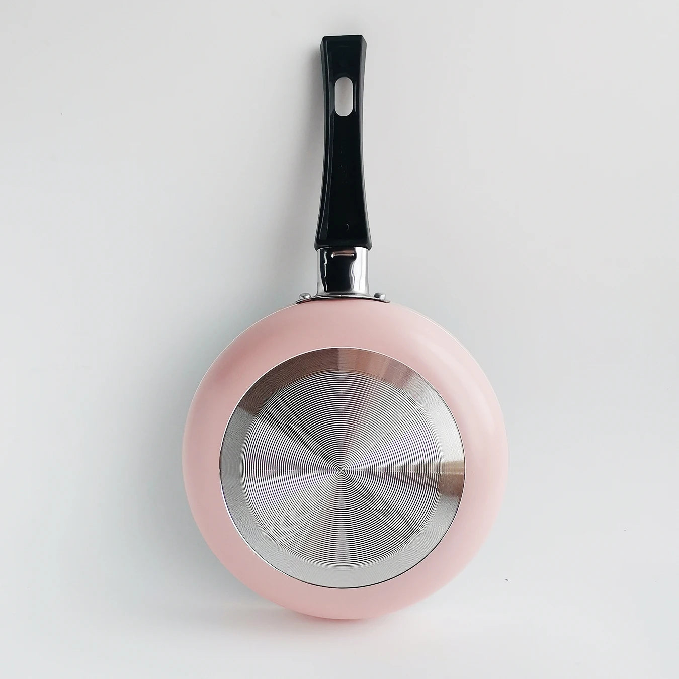 Pink Pot 6.5inch Non-Stick Stockpot Frying Pan Flat Cookware Kitchen Utensils For Daily Cooking Complementary Food