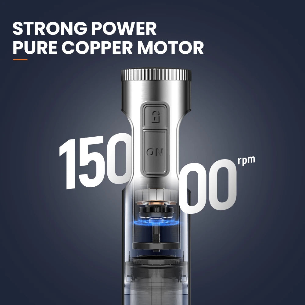 MIUI Hand Immersion Blender 1000W Výkonný 4-in-1, mixér potravin z nerezové oceli, 700 ml mixové kádinky, 500ml procesor, šlehač