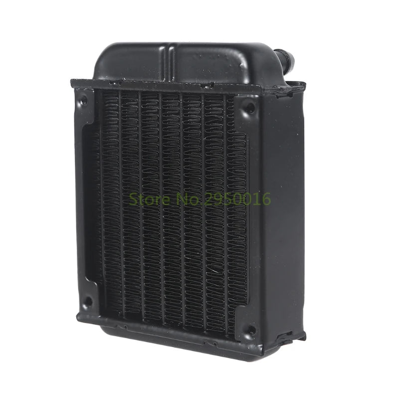 G1/4 νήμα 60mm/80mm PC Υδάτος εναλλάκτη θερμότητας αλουμινίου Θερμοκρασία θερμότητας θερμοκρασία για σύστημα ψύξης νερού υπολογιστών