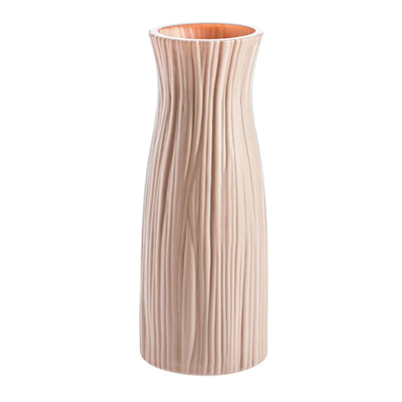 Plastikowy wazon dom do dekoracji biały imitacja ceramiczne rośliny kwiatowe koszyk Nordic Wedding Dekoracyjny stół do jadalni sypialnia