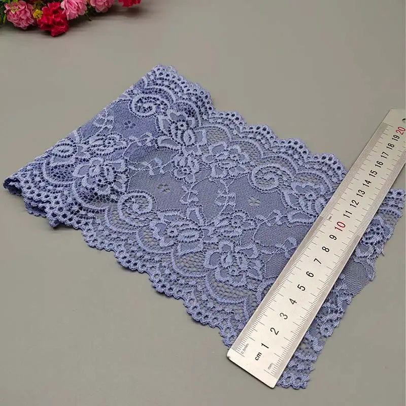 Nouveau motif de fleur 1yard 15 cm de large en dentelle élastique ruban ruban dentelle ruban bricol