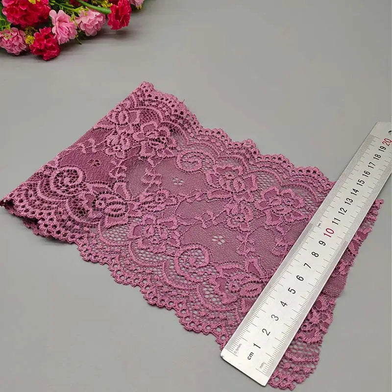 Nouveau motif de fleur 1yard 15 cm de large en dentelle élastique ruban ruban dentelle ruban bricol