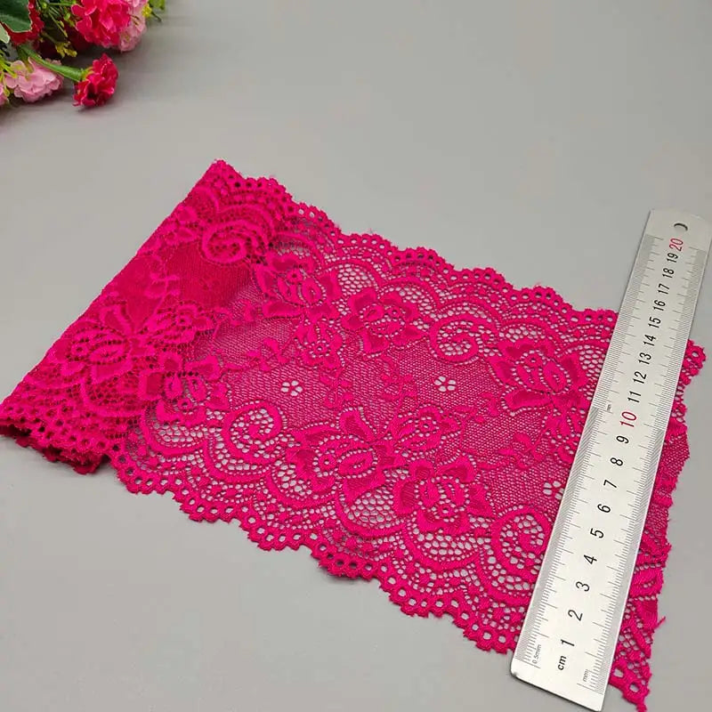 Nouveau motif de fleur 1yard 15 cm de large en dentelle élastique ruban ruban dentelle ruban bricol
