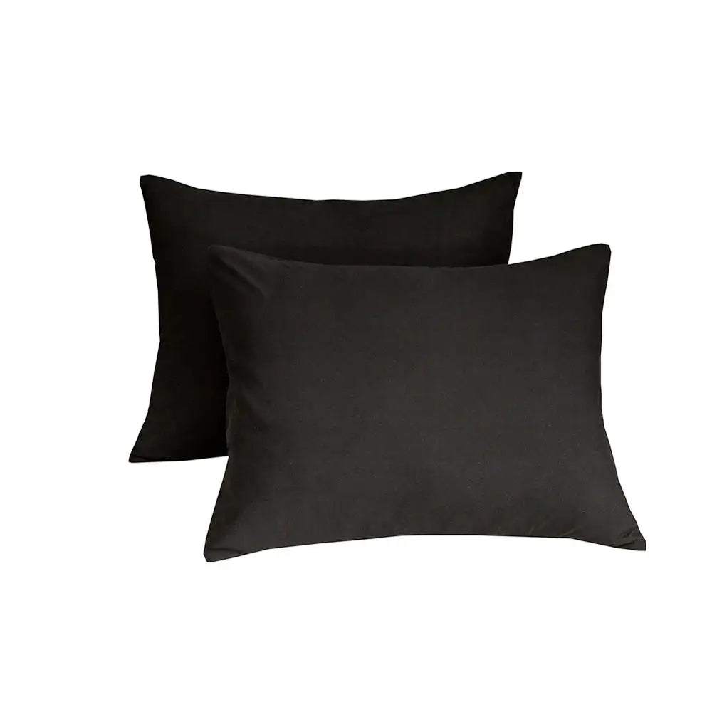 Bonenjoy Duvet Cover Queen Size Black Color Bettclothes Bettdecke Cover King Edredom Mikrofaser -Quilt -Abdeckung (Kissenbezug benötigen Bestellung