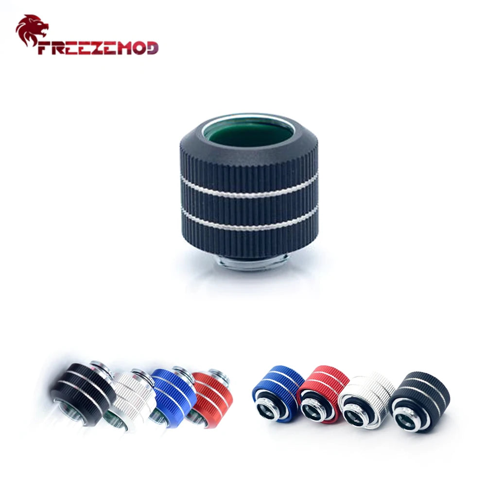 FREEZEMOD Torque Anti-off Hard Tube Fitting Adapter Hand Compression For OD 12/14/16mm Pipe G1/4 Connection Water Cooler HYGKN-B