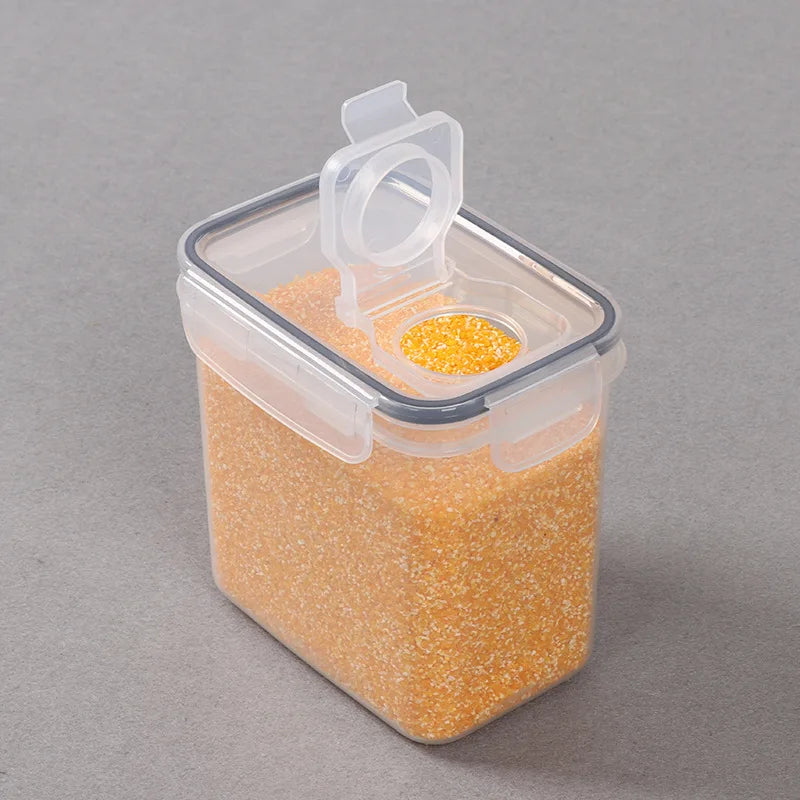 Luftdichte Lebensmittel Lagerbehälter mit Deckel Pantry Organizer Getreidespender