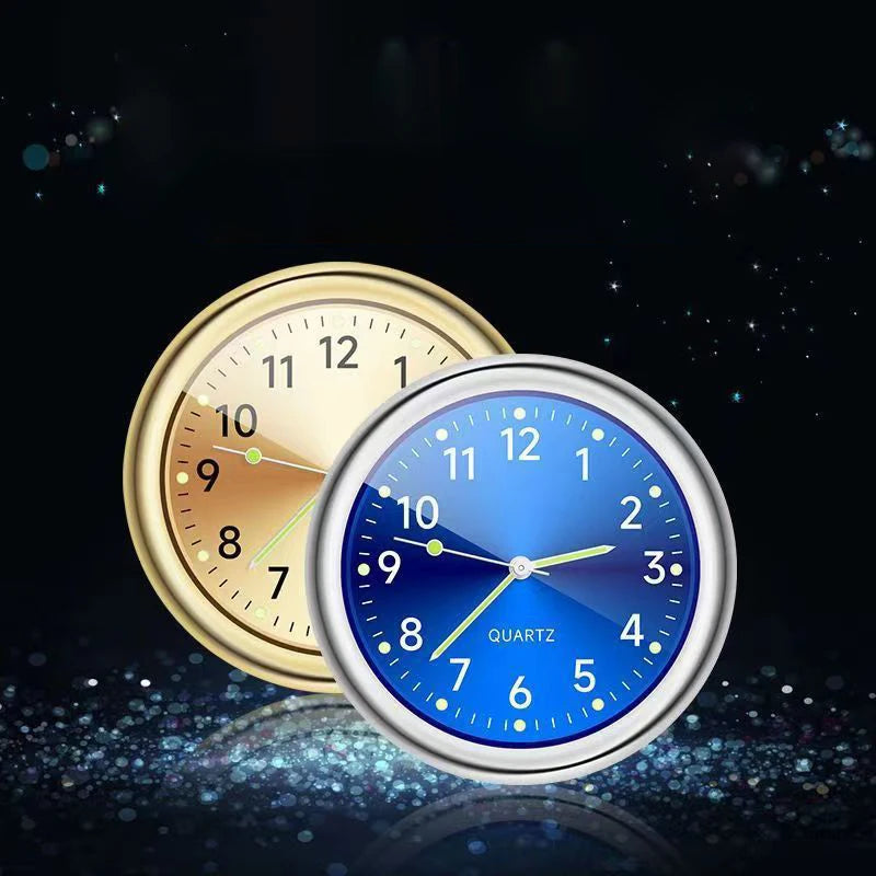 Modische Auto Uhr Auto Uhr Nacht Licht Dekoration Auto Uhr Metall Auto Uhr Kopf