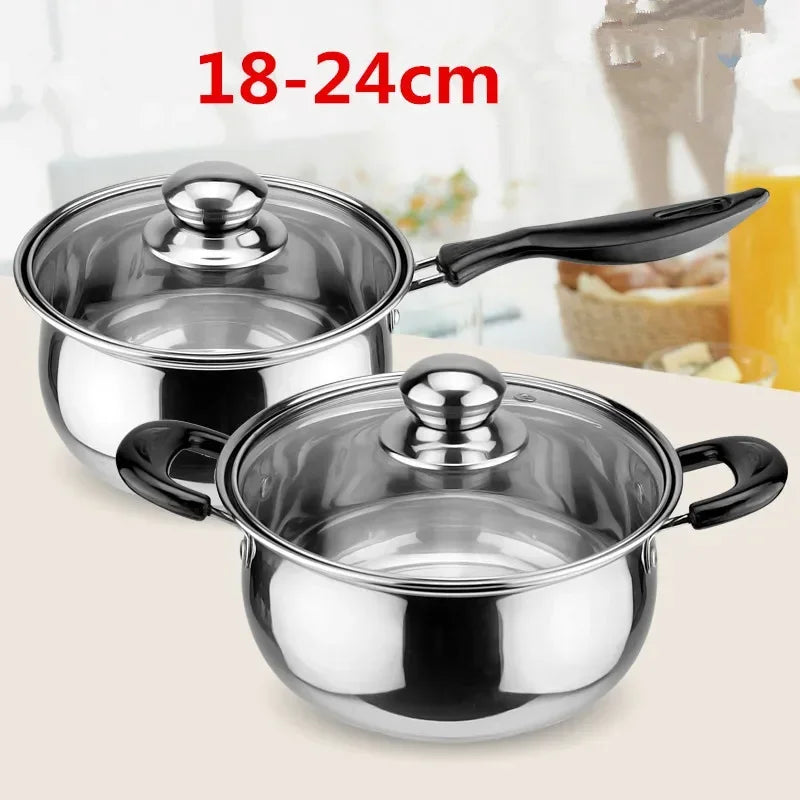 Pot de acero inoxidable Sopa de doble fondo Cocina no magnética Multi -Propósito Cocina Multi Pasado Partita de gasolina de gas