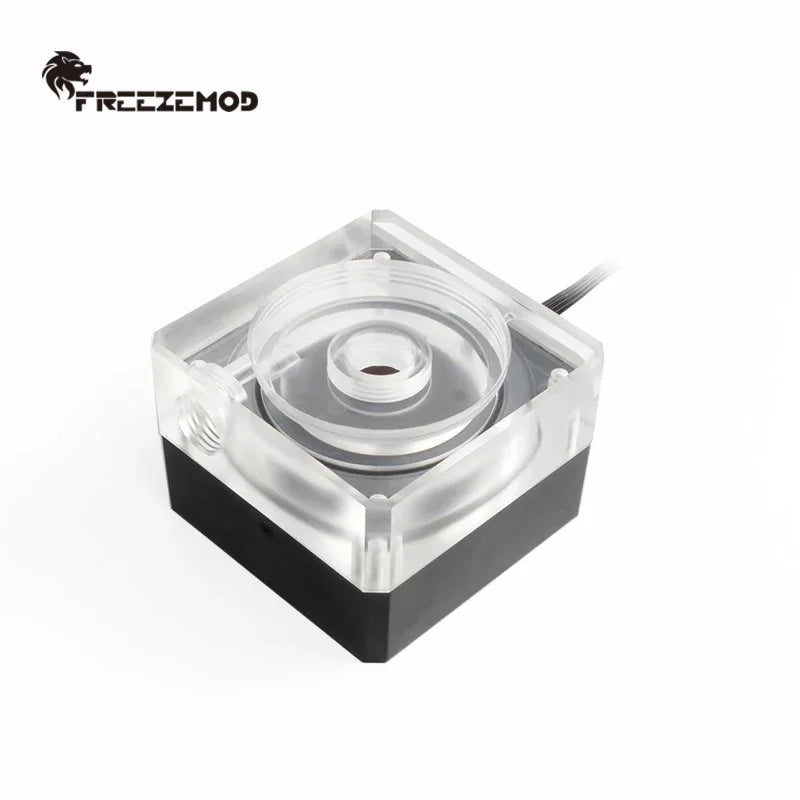 FREEZEMOD Water Cooler Water Pump Ultra-Thin PWM Speed Control 4cm Thick Flow 500L Support OD50 Tank. PU-SZM6,watercooler