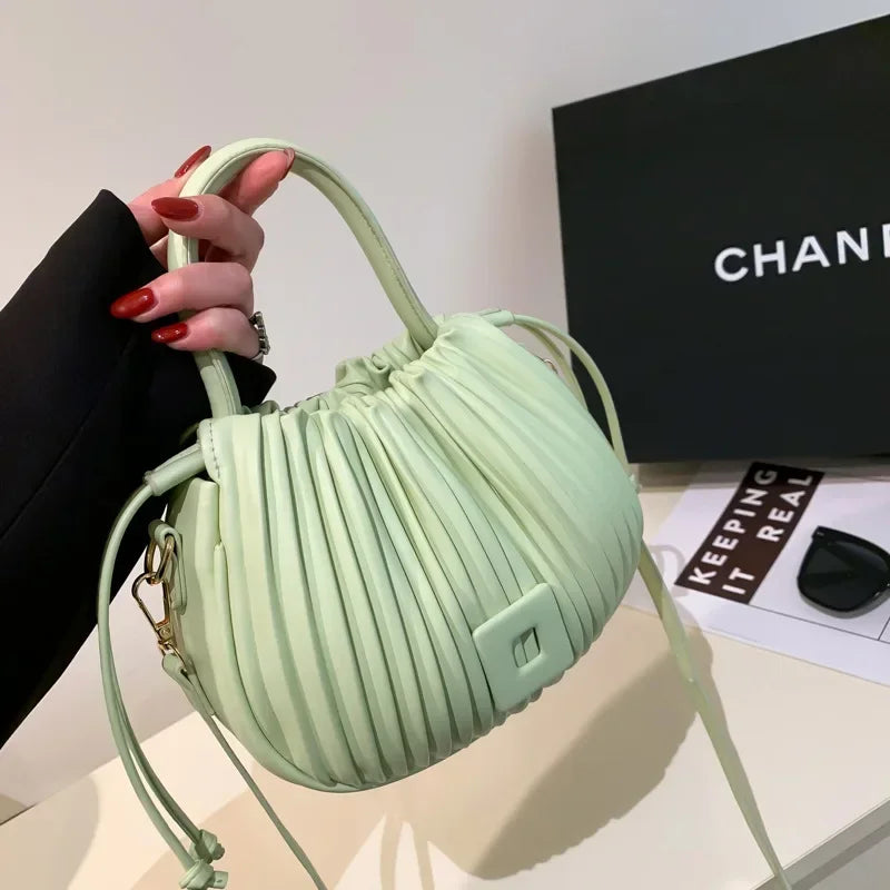Μόδας μάρκα design crossbody τσάντα για τις γυναίκες 2024 πολυτελή vintage ώμο τσάντα θηλυκό τσάντα tote casual pu δερμάτινη τσάντα κουβά