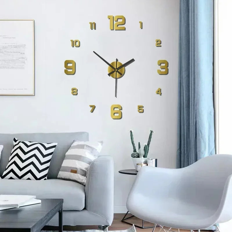 DIY Modern Design Grote wandklok mode decoratieve woonkamer wandklok huis decoratie klokken decor decoratie voor slaapkamer