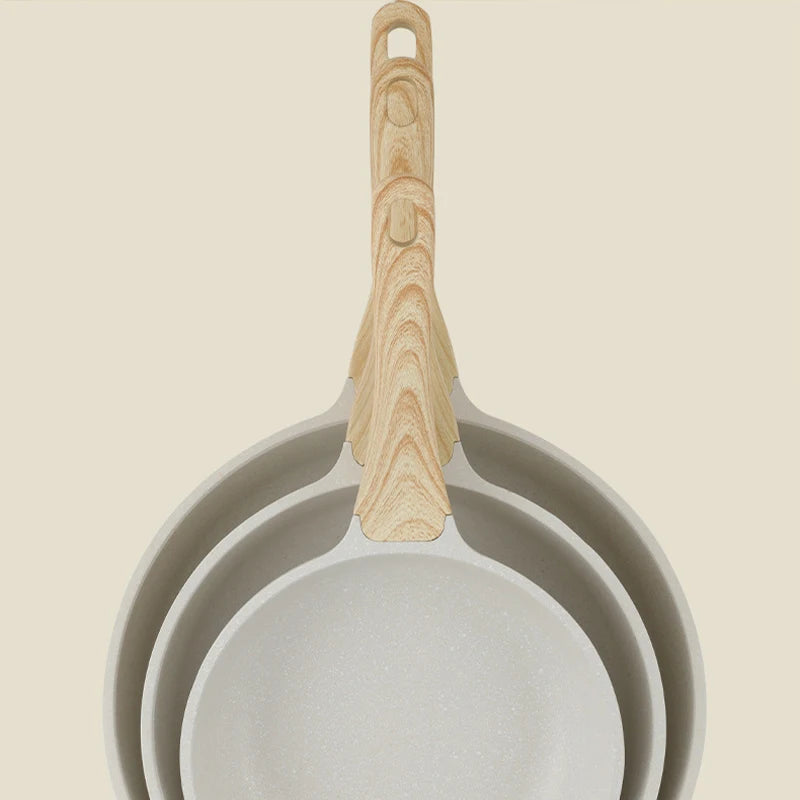 Haltbar Briting Pan Wok Pan Net-Stick Ceramic Pot Induktiounsschägere Stéierung vun Universal Kachwaache Kachen Kachen Kachleitung