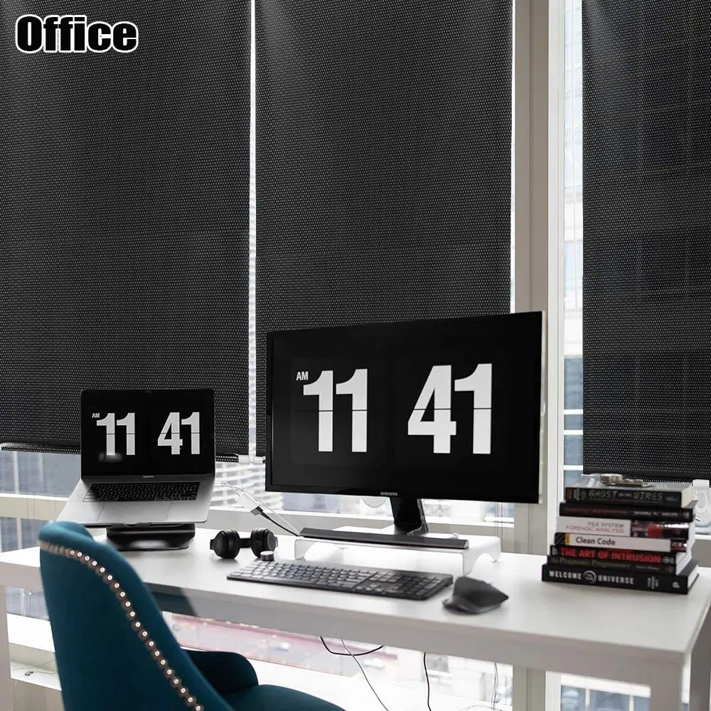 Universal Nail-Free Roller Blinds Ανακατέψτε το κύπελλο Sunshade Blackout Curtain Car Cartroom Κουζίνα Κουζίνα Γραφείο Κουρτί Κουρτί