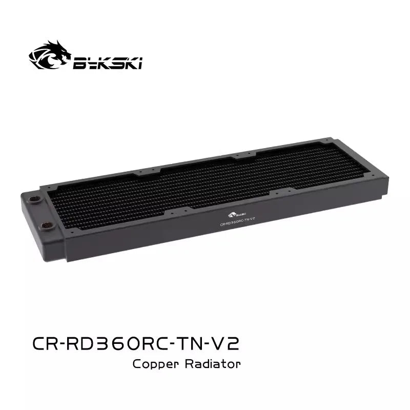 Bykski G1/4 " 30MM Thick Copper PC Cooling Radiator Black,Water Cooler Row Support 12cm Fans PC Heatsink 120 240 360 480MM