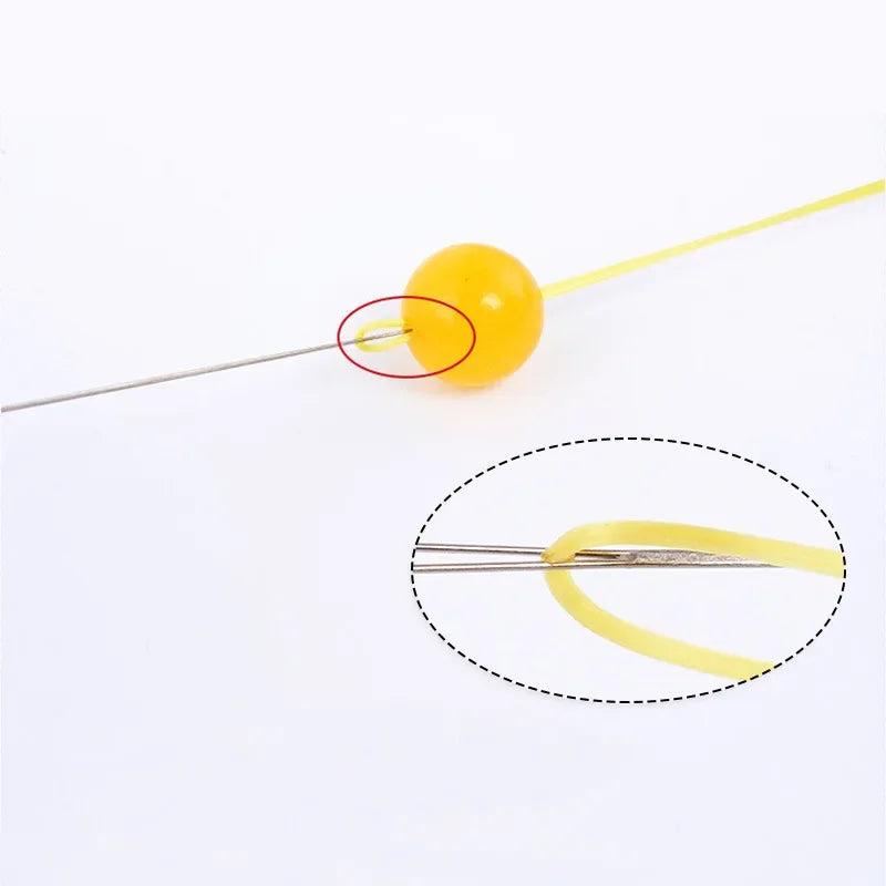 5/6/8Pcs Beading Needles Pins Open Curved Needle for Beads Bracelet DIY Jewelry Making Tools Handmade Beaded Threading Pins