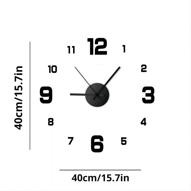 DIY Modern Design Grote wandklok mode decoratieve woonkamer wandklok huis decoratie klokken decor decoratie voor slaapkamer