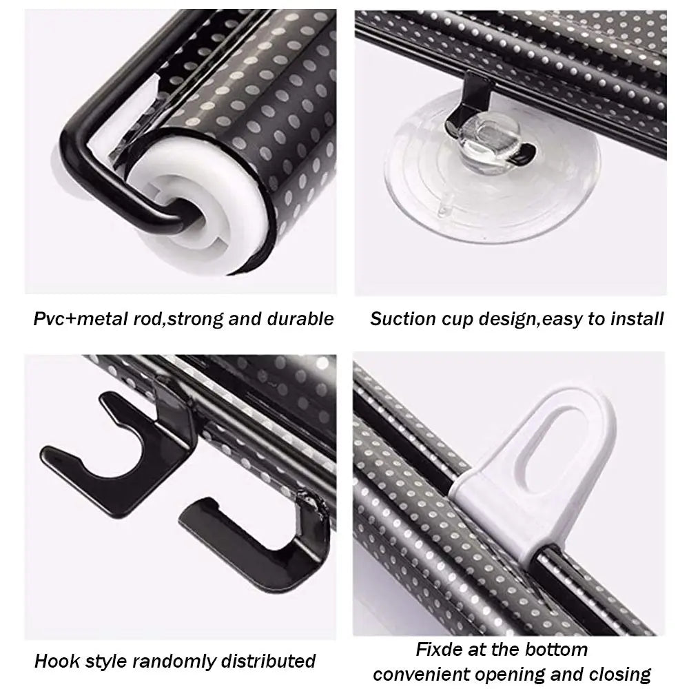 Universal Nail-Free Roller Blinds Ανακατέψτε το κύπελλο Sunshade Blackout Curtain Car Cartroom Κουζίνα Κουζίνα Γραφείο Κουρτί Κουρτί