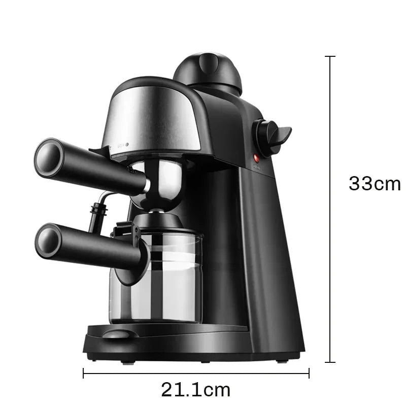 Electric italialainen kahvinkeitin 5 bar Professional Expresso -kahvivalmistaja Automaattinen Semi Automaattinen Expresso Cappuccino 220V EU PL
