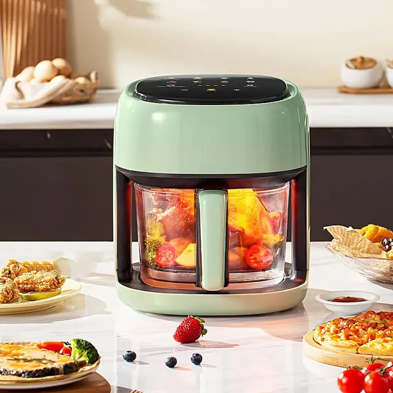 Smart Air Fryer 1.19Gal - 10 funkcí, NTC Control, Low Fat Pečení - Užijte si zdravá jídla!