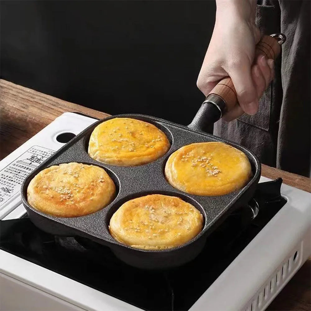 4 hoyos sin hojas de cocina de cocina de 4 hoyos Freing Freing Many Many de madera Hamburgo Desayuno de desayuno para la cocción de inducción de la estufa de gas