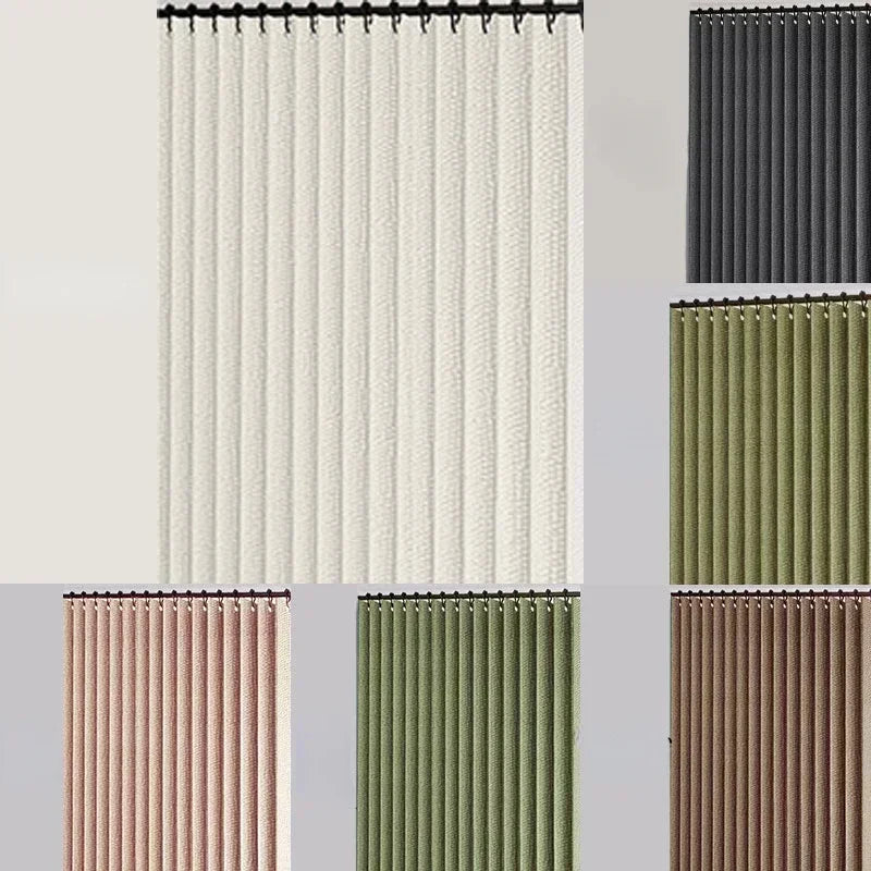 1PC Waterproof Thick Linen Folding Curtain Series Shower Curtain Is Suitable for Waterproof Shower Curtains in Bathrooms 미드센추리