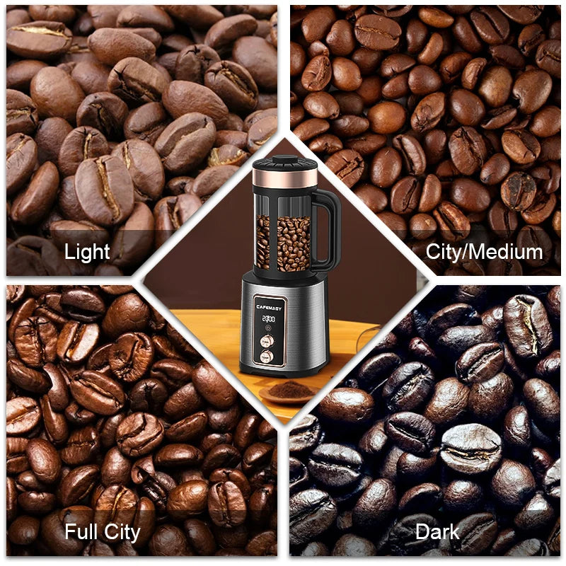 Нова 220V електрическа домакинска въздушна печена кафенета домашно кафе Bean Roaster Temperation Contmour Coffeing Machine