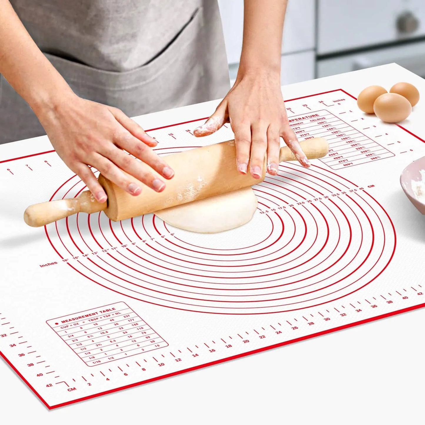 Untior 1db szilikon sütő szőnyeg dagasztó tészta pizza sütemény tészta készítő konyha főzési grill non-reteszes eszközök sütemények
