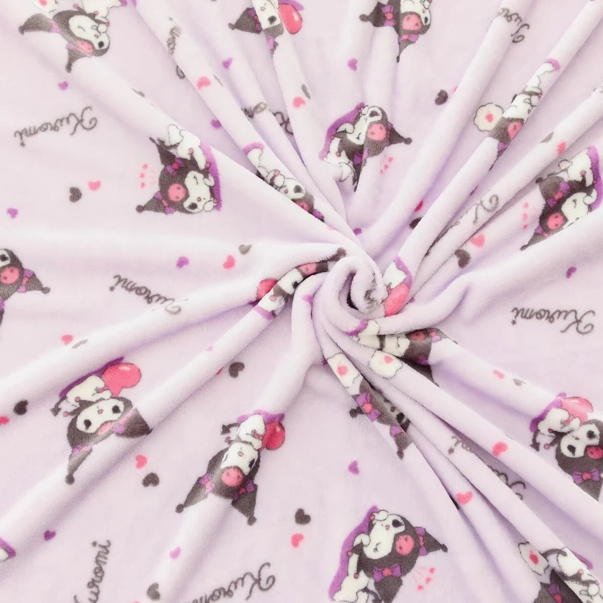 Lovely Kuromi Blanket Japanese Anime Flannel Blanket Warm Blanket Leg Blanket Office Bedroom School Nap Blanket Summer Quilt
