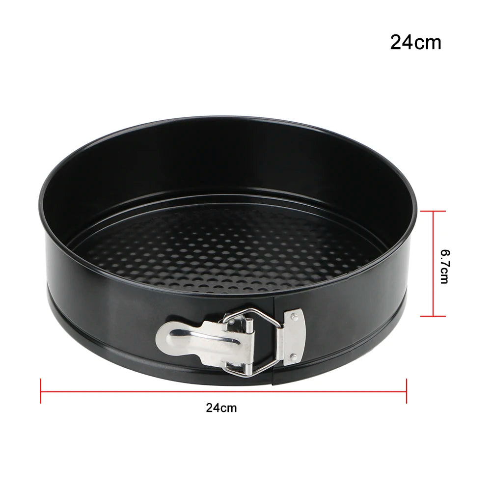Removable Bottom Carbon Steel Cakes Molds Non-Stick Metal Bake Mould Kitchen Accessories Round Cake Pan Bakeware