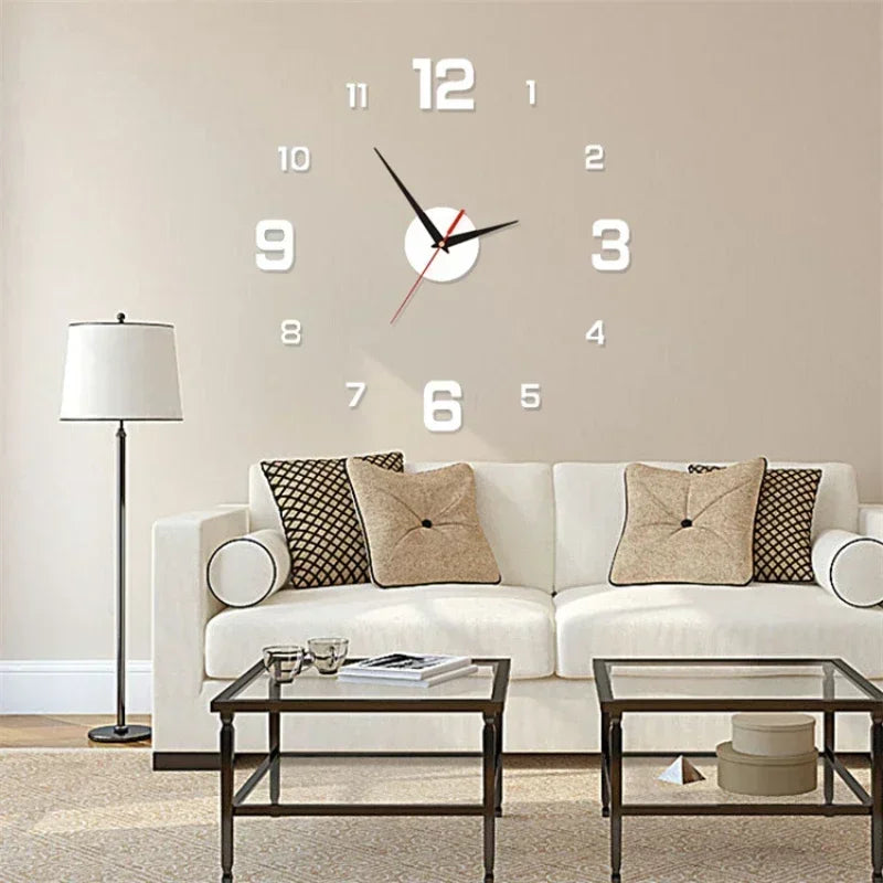 DIY Modern Design Grote wandklok mode decoratieve woonkamer wandklok huis decoratie klokken decor decoratie voor slaapkamer
