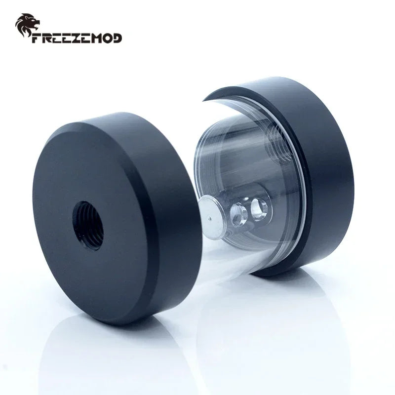 FREEZEMOD computer water cooler 2020 cylindrical water tank three hole POM cover built-in defoamer. YSX-PMB