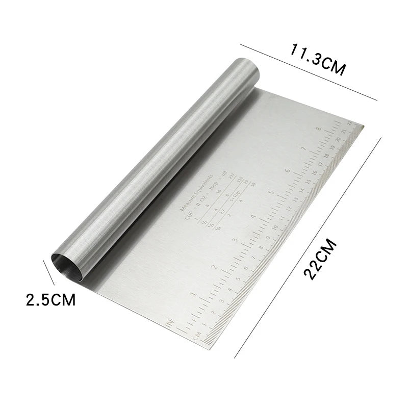 6 "/8" από ανοξείδωτο χάλυβα κέικ ξύστρα DIY ζύμη Spatulas Buttercream Edge Smoother Cake Διακόσμηση εργαλείων ψησίματος αξεσουάρ