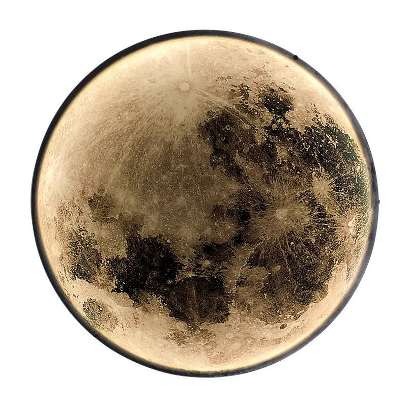 Modern LED Wall Lamp Moon Indoor Lighting For Bedroom Living Hall Room HOME Decoration Fixture Lights decorate Lusters Lamps