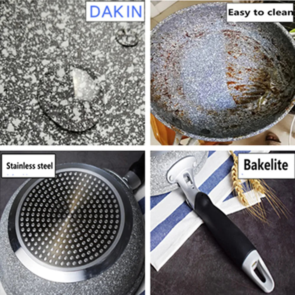 Haltbare Stone kmying wk pan net-stick Keramic Pot Induktioun Fritte Streak Kachen Kachen Skill Kachware fir Kichen