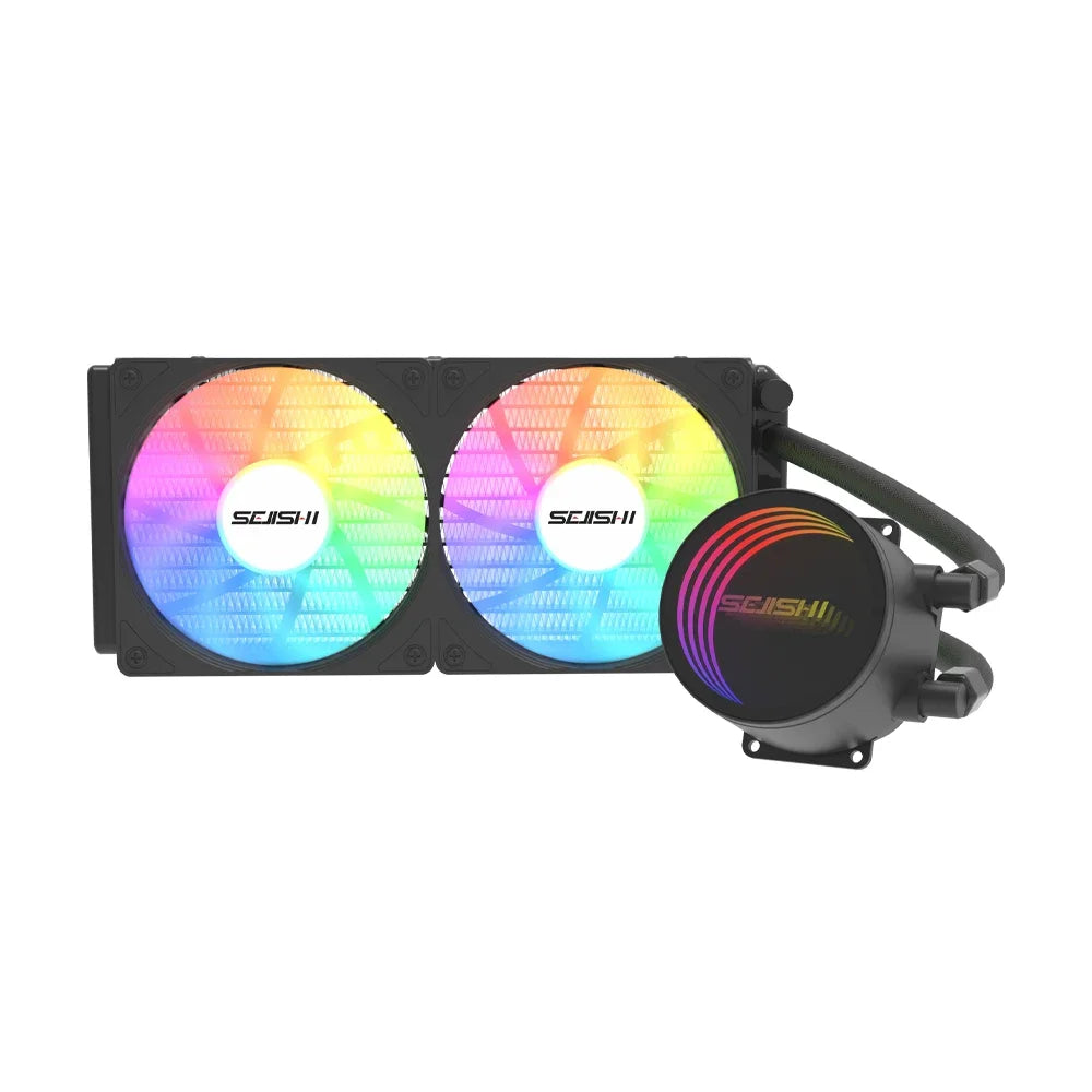 Sejishi Water Cooling CPU Cooler M240 Argb Fan Liquid Hater Heatsink Ενσωματωμένο καλοριφέρ LGA 2066/2011/1151/1155/AM3+/AM4 Watercooler