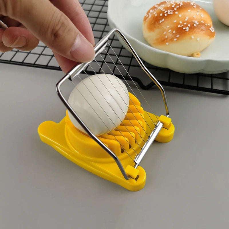 Kuchyňské doplňky vejce kráječ vrtulníku z nerezové oceli ovocné salát salát řezací vajíčka Manuální kuchyňské kuchyňské gadget Ali426