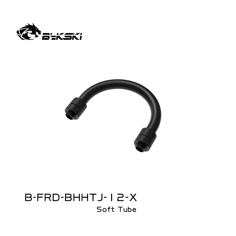 BYKSKI G1/4 'FITTING + Soft Tube 360 βαθμοί περιστρεφόμενος υπολογιστής υπολογιστής ψύξης νερού για εξόρυξη B-FRD-BHHTJ