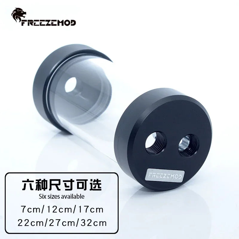 FREEZEMOD computer water cooler 2020 cylindrical water tank three hole POM cover built-in defoamer. YSX-PMB