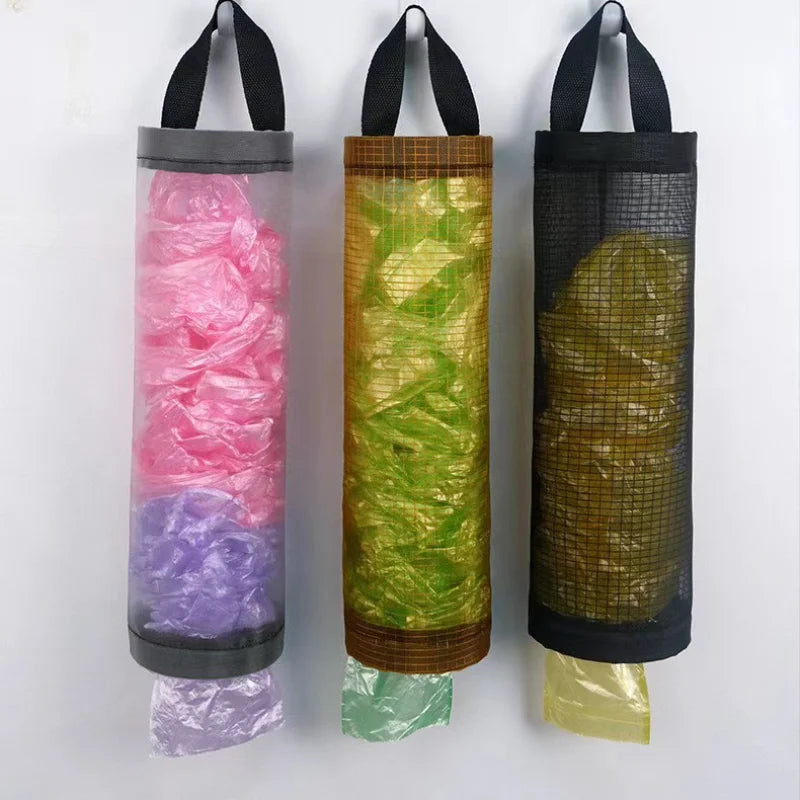 Home Corrocery Baghalter Wandhalterung Plastiktütenhalter Spender Hängende Aufbewahrung Mülleimer Müllsack Küche Müllorganisation Organisator