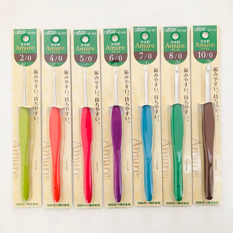 Original Clover Crochet Hooks Diy Knitting Hook Clover Amure Embroidery Needles Lace Crochet Bead Needles Crochet Needles