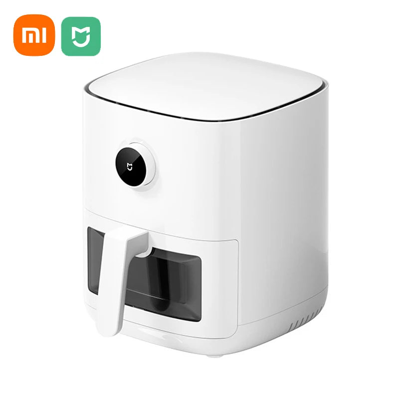 Xiaomi Mijia Smart Air Fryer Pro 4L Forró sütő Főző VIZSGÁLYOS WÁNYOK TÁMOGATÁS OLED képernyő olaj nélkül 360 ° Forró levegő mély sütő