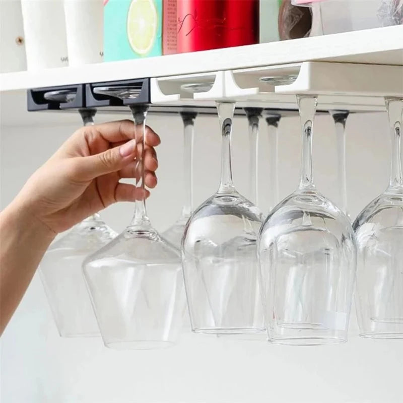 Dulap de bucătărie Suport de perforare GRATUIT VINER CLASIE CLASIFICAREA MULTIO-FUNCȚIE CLASIFICARE STEMware Cupa Organizator Hanging Suport