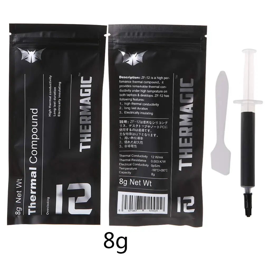 Processeur Intel ZF-12 4G 8G AMD CPU GPU CHARMER COFFIGHING GRASSE THERMALE GRASSE VGA COMPOST CONDUCTIVE PLOTER PLOTER DE TEMPS TIRES