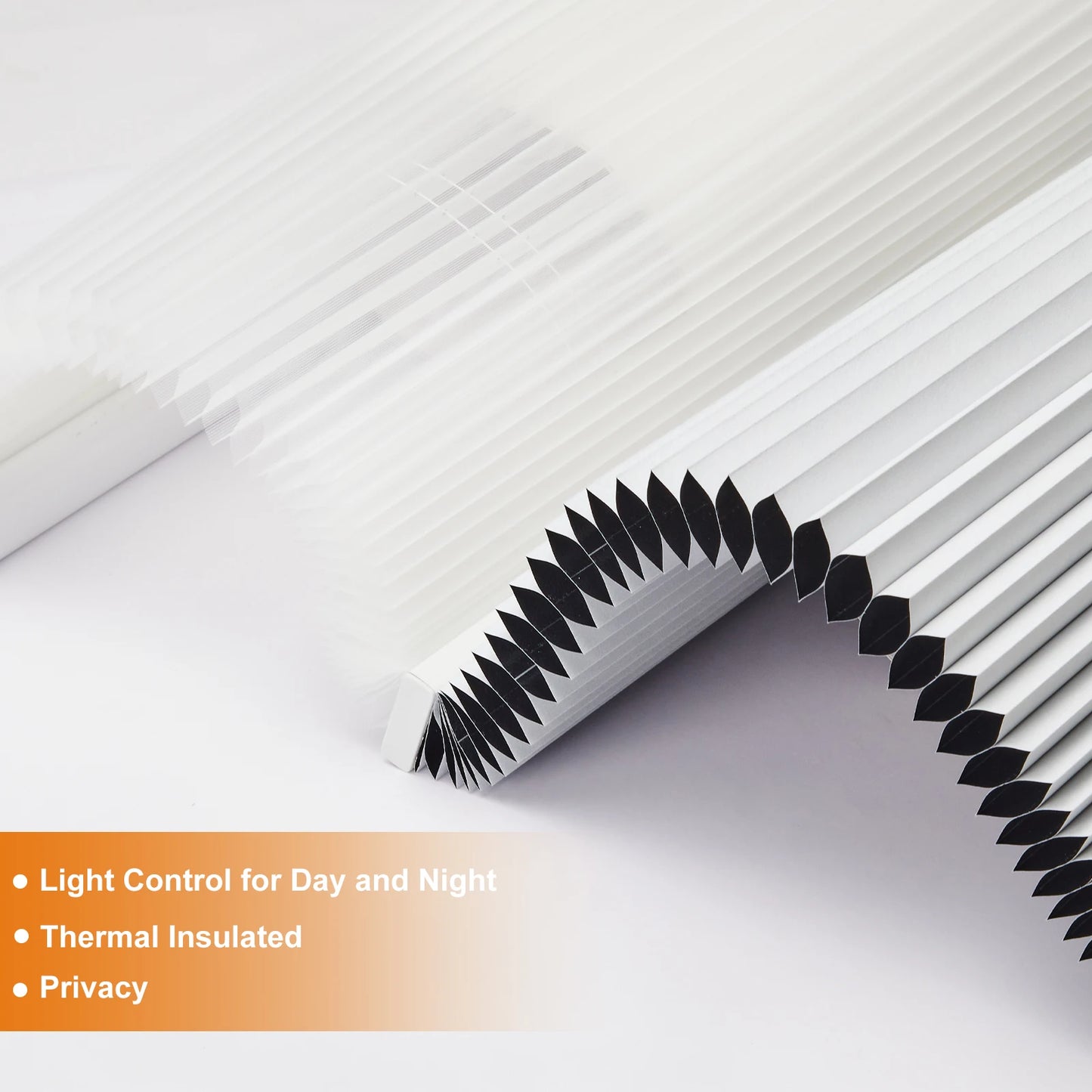 Persilux Day/Night Cellular Shades, Blackout πάνω από κάτω κάτω από το Honeycomb Blinds για Windows, ασύρματα αποχρώσεις παραθύρων με καθαρή