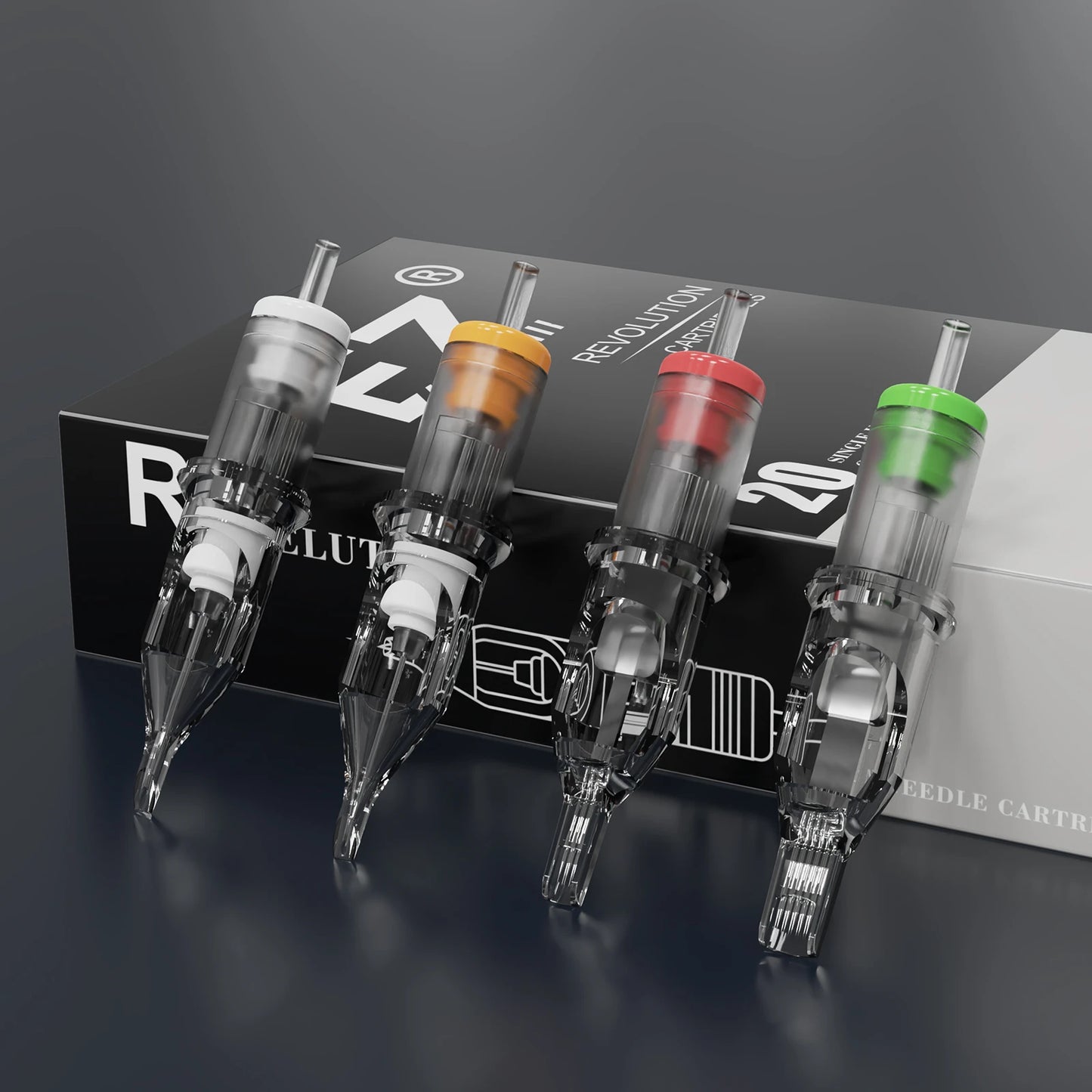 EZ Tattoo Needles Revolution Cartridge Round Liner #10 (0.30mm needle) RC1003RL RC1005RLRC1007RL RC1009RL RC1014RL 20 pcs /lot