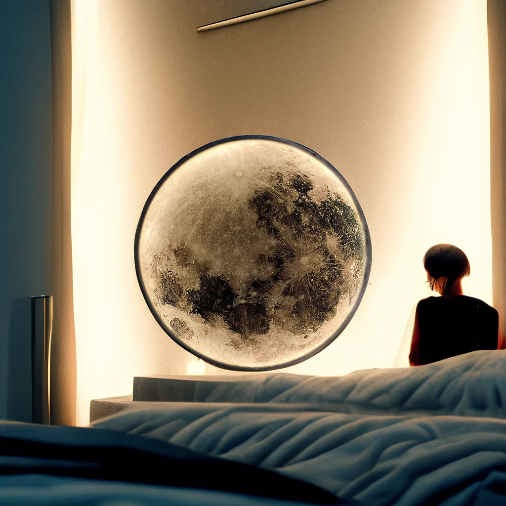 Modern LED Wall Lamp Moon Indoor Lighting For Bedroom Living Hall Room HOME Decoration Fixture Lights decorate Lusters Lamps