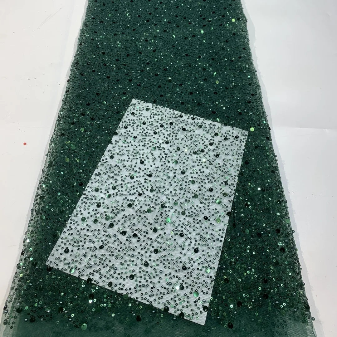 16 Colors beauty wedding dress beading fashion dress lace fabric with pearls 130cm width bridal lace fabric sell by yard