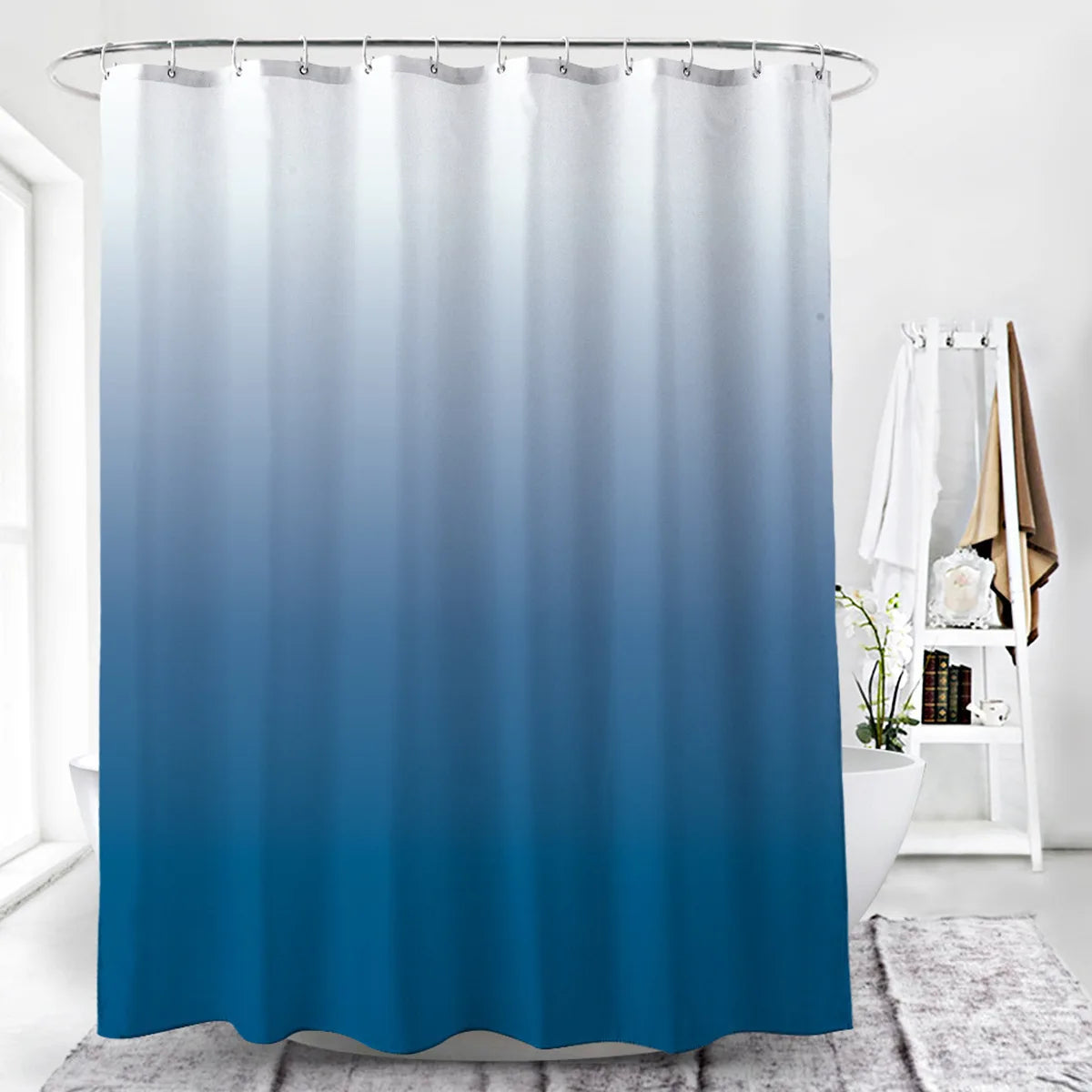 PEVA Gradient Broes Gardin Vandtæt, Mildew-Proof og Moisture-Proof badeværelse Partition Gardin Badeværelse Bruser Gardin