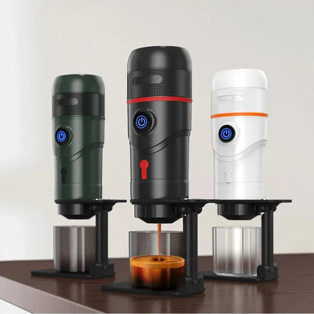Přenosný kávový stroj pro auto a dům, DC12V Expresso Coffee Maker Fit Nexpresso Dolce Pod Capsule Coffee Powder H4