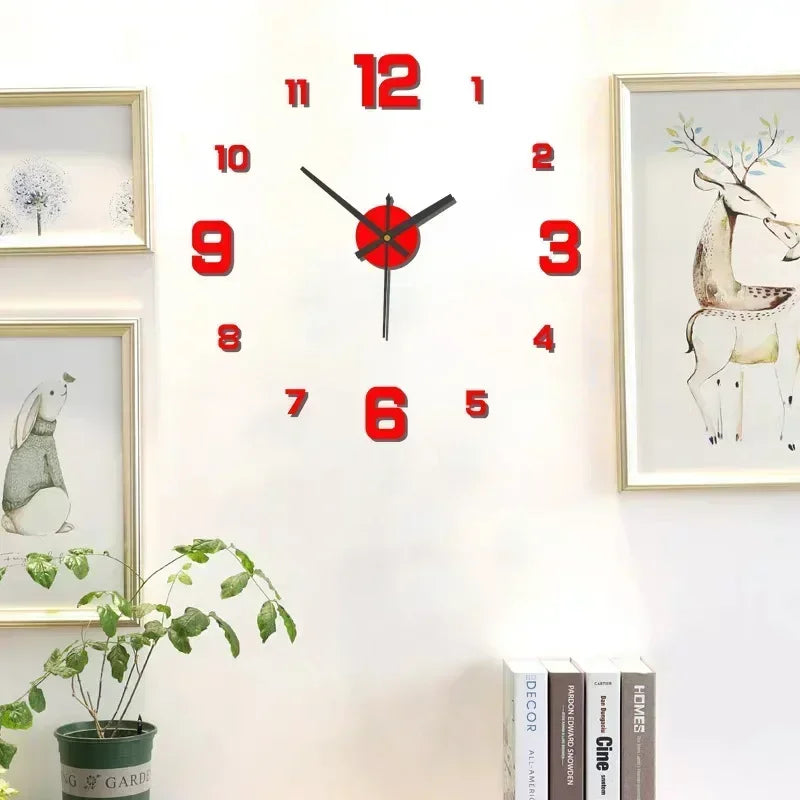 DIY Modern Design Grote wandklok mode decoratieve woonkamer wandklok huis decoratie klokken decor decoratie voor slaapkamer